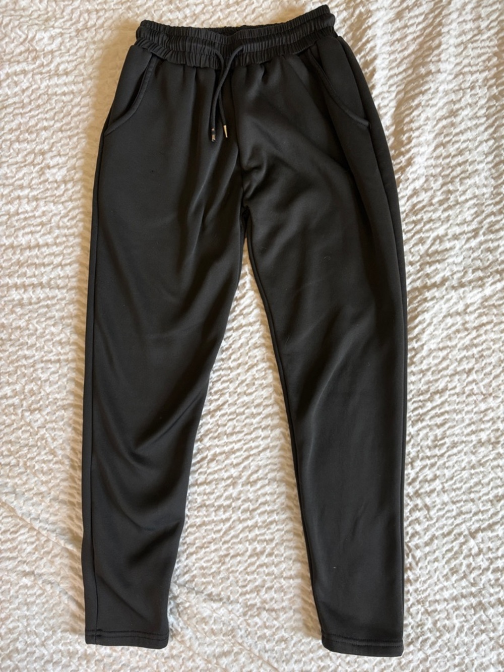 Black Knit Garment with Care Label - S/M